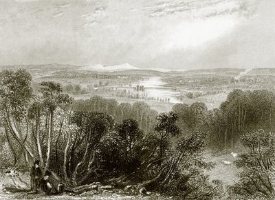 View from Pfaffenhofen, near Vienna by English School